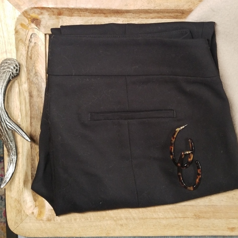 [SOLD] LOFT | 10P Marisa Straight Black Trousers